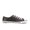 Converse Women's Chuck Taylor All Star Dainty Ox Trainers - Black/Black/White - Image 1
