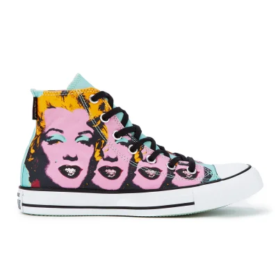 Converse Chuck Taylor All Star Warhol Hi-Top Trainers - Lichen/Orchid Smoke/White