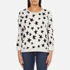 Maison Scotch Women's Crew Neck Sweatshirt with Allover Star Print - Grey - Image 1