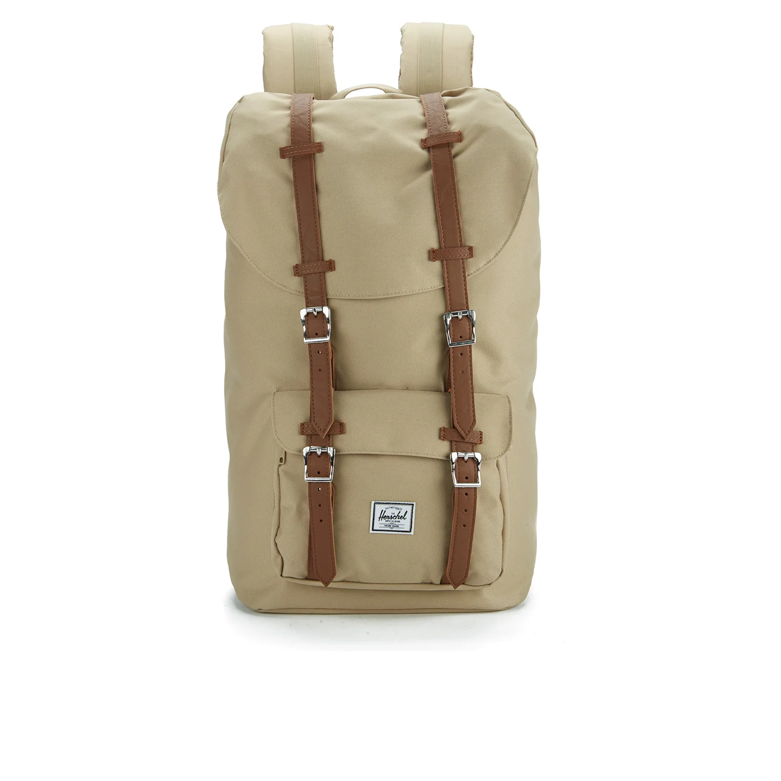 Herschel Supply Co. Little America Backpack - Khaki/Tan Synthetic Leather Image 1
