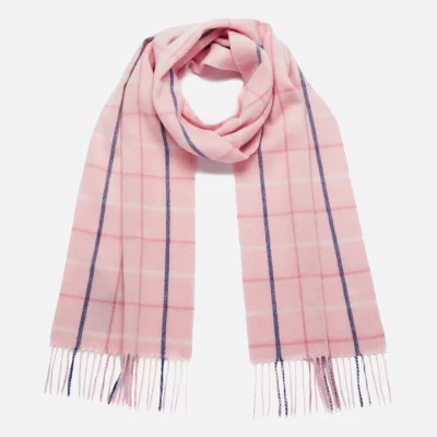 Barbour Women's Country Tattersall Scarf - Pink Plaid