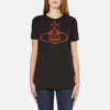 Vivienne Westwood Anglomania Women's Embroidered Orb T-Shirt - Black - Image 1