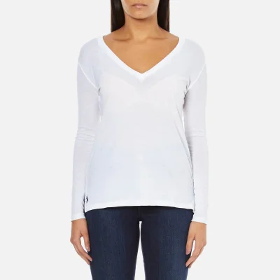 Polo Ralph Lauren Women's V Neck T-Shirt - White