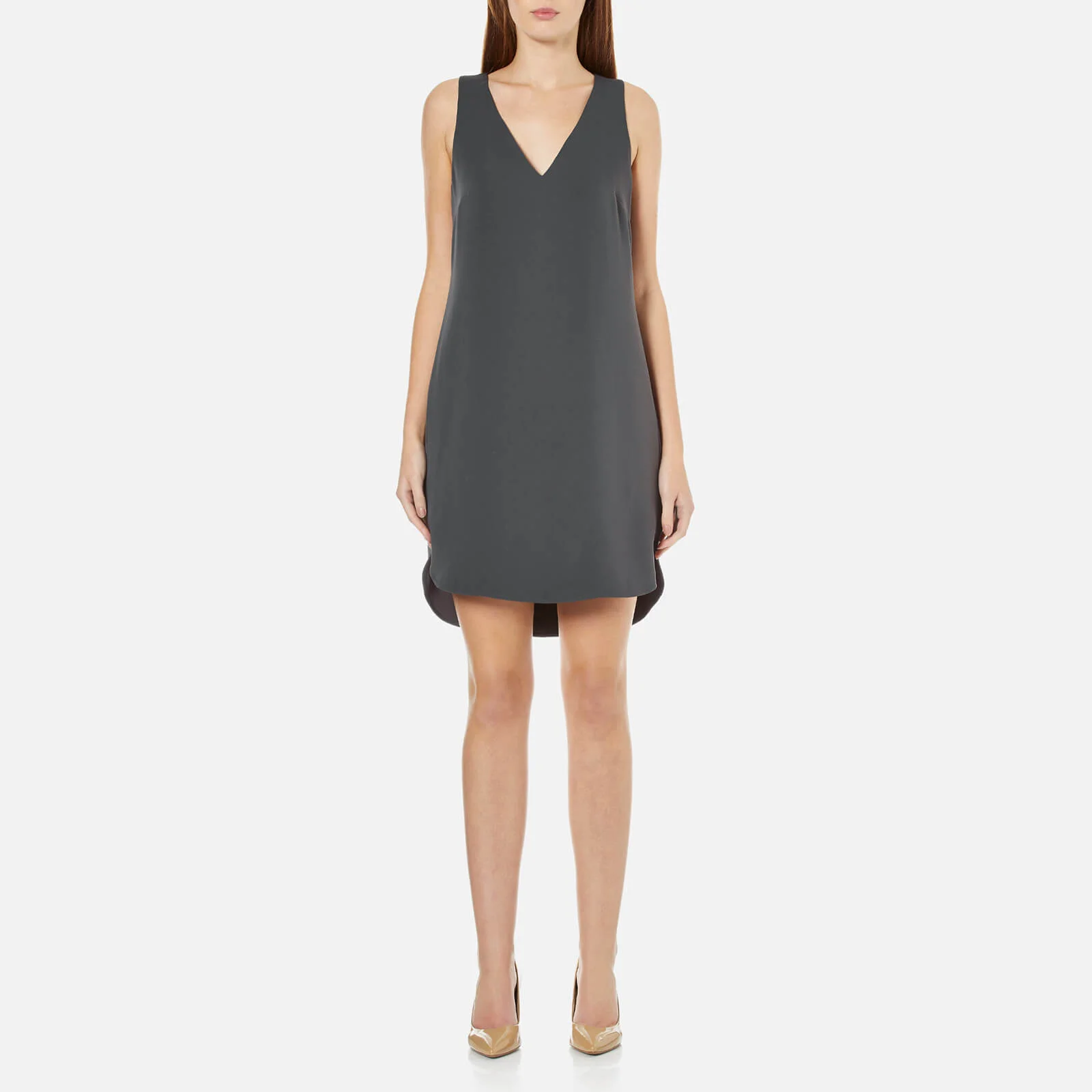 Polo Ralph Lauren Women's Sleeveless Dress - Carbon Graphite Image 1