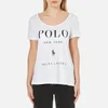 Polo Ralph Lauren Women's Scoop Neck Logo T-Shirt - White - Image 1