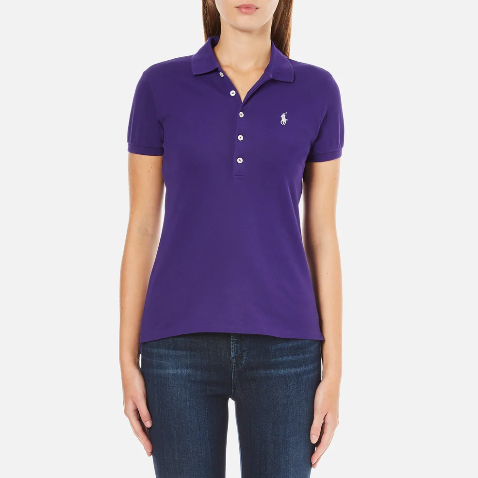 Polo Ralph Lauren Women's Julie Polo Shirt - Chalet Purple Image 1