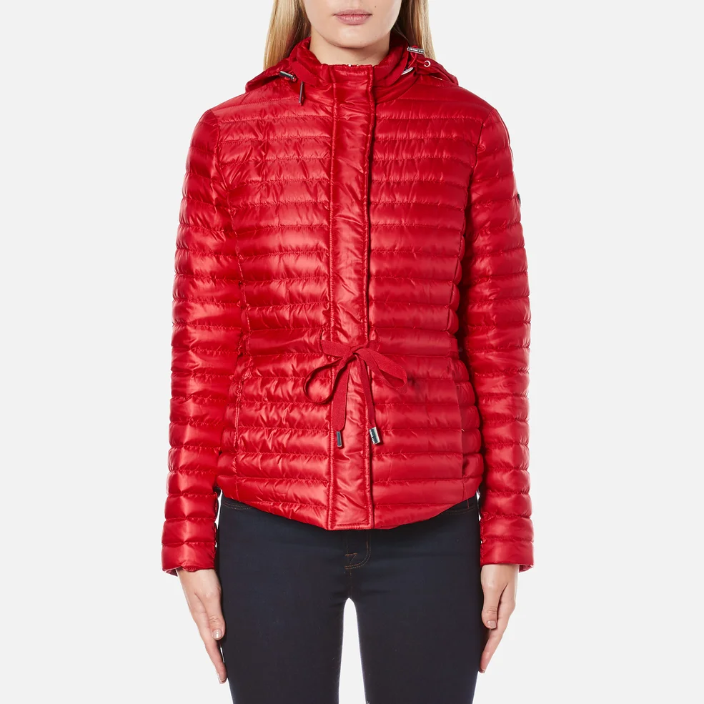 MICHAEL MICHAEL KORS Women's Packable Puffer Jacket - Red Image 1
