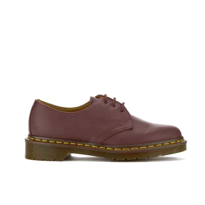 Dr. Martens Women's 1461 3-Eye Virginia Leather Shoes - Cherry Red
