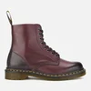 Dr. Martens Men's 1460 Pascal Antique Temperley Leather 8-Eye Boots - Cherry Red - Image 1