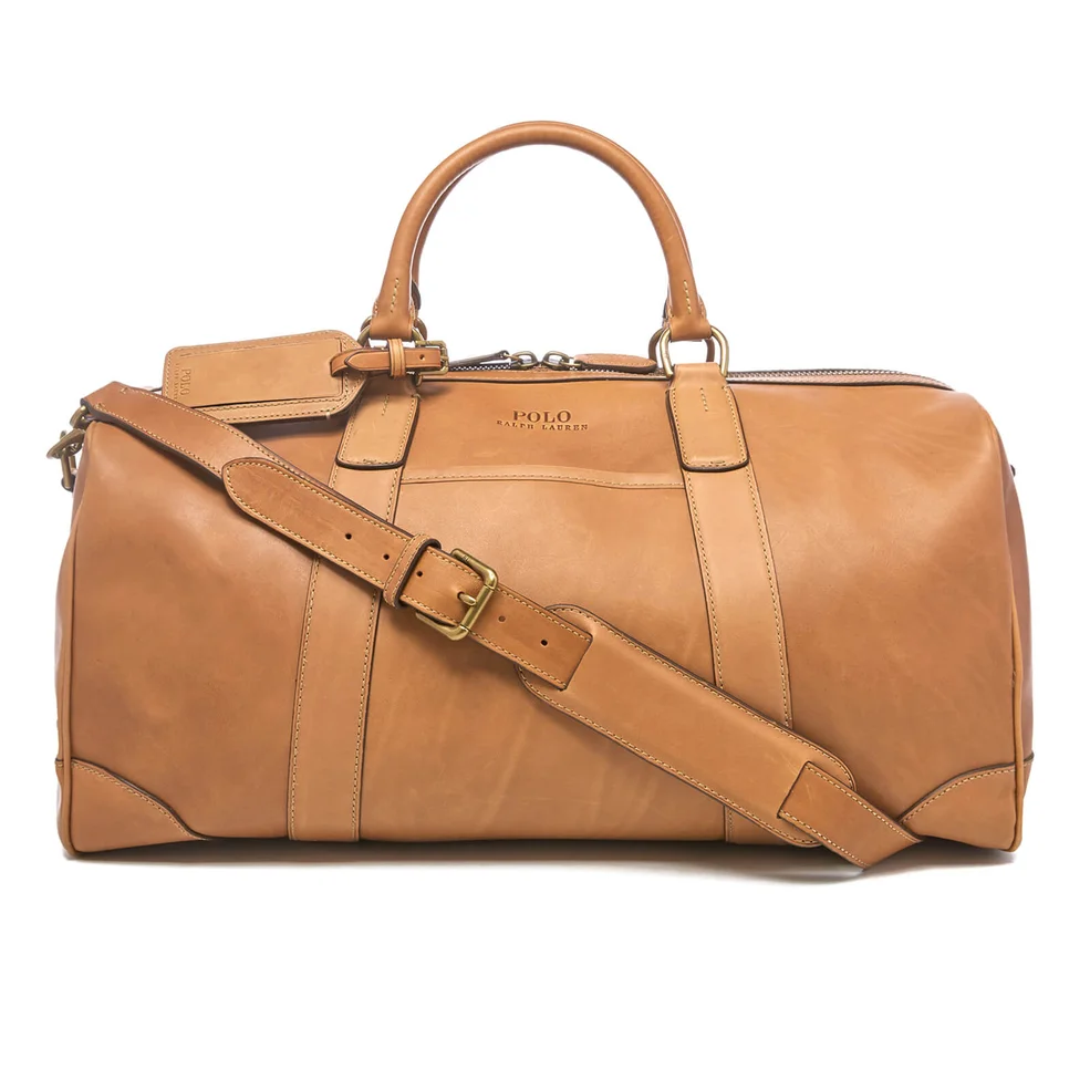 Polo Ralph Lauren Men's Duffle Bag - Cognac Image 1
