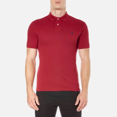 Polo Ralph Lauren Men's Short Sleeve Slim Fit Polo Shirt - Eaton Red