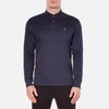 Polo Ralph Lauren Men's Long Sleeve Custom Fit Polo Shirt - French Navy - Image 1
