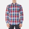Polo Ralph Lauren Men's Long Sleeve Checked Stretch Oxford Shirt - Red/Blue - Image 1