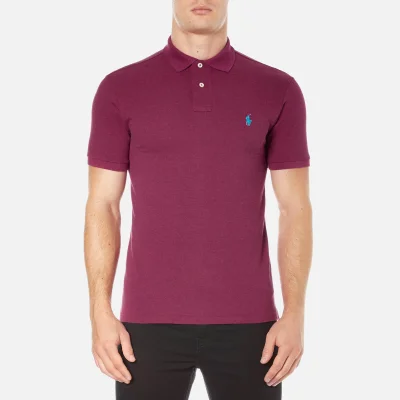 Polo Ralph Lauren Men's Short Sleeve Slim Fit Polo Shirt - New Cranberry