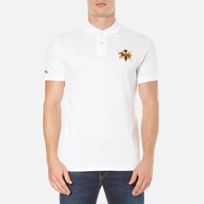 Polo Ralph Lauren Men's Short Sleeve Large Logo Polo Shirt - White