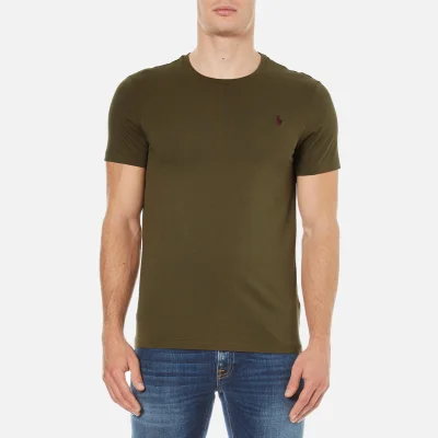 Polo Ralph Lauren Men's Short Sleeve Crew Neck Custom Fit T-Shirt - Defender Green