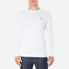 Lacoste Men's Long Sleeved Crew Neck T-Shirt - White - Image 1