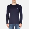 Lacoste Men's Long Sleeved Crew Neck T-Shirt - Navy Blue - Image 1