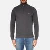 Lacoste Men's Half Zip High Collar Sweatshirt - Dark Grey/Jaspe - Image 1