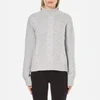 Gestuz Women's Sanni Pullover Grey Cable Knit Jumper - Grey - Image 1