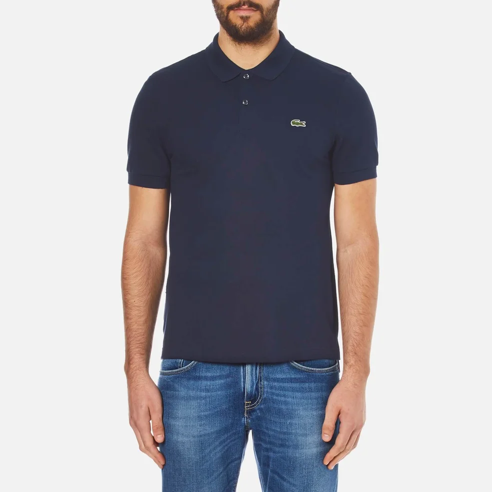 Lacoste L!ve Men's Short Sleeve Polo Shirt - Navy Image 1