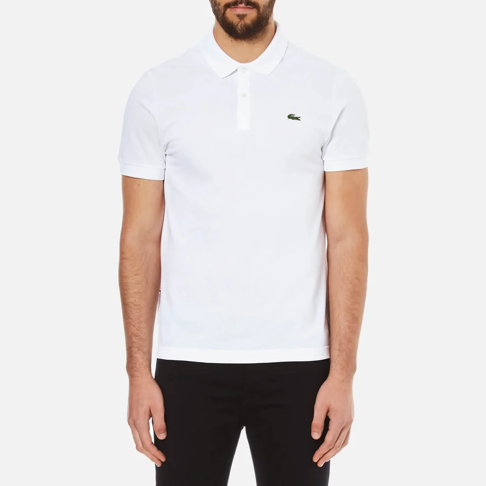 Lacoste L!ve Men's Short Sleeve Polo Shirt - White Image 1