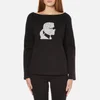 Karl Lagerfeld Women's Sparkle Karl Head Sweatshirt - Black - Image 1
