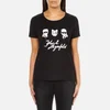 KARL LAGERFELD Women's Painted Trio T-Shirt - Black - Image 1