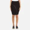 Karl Lagerfeld Women's Punto Skirt with Curved Zip - Black - Image 1