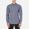 Michael Kors Men's Slim Fit Baron Long Sleeve Shirt - Navy - Image 1