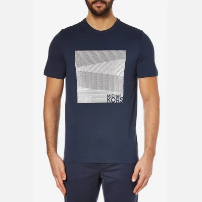 Michael Kors Men's Herringbone Graphic T-Shirt - Midnight