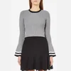 C/MEO COLLECTIVE Women's There Is A Way Long Sleeve Stripe Jumper - Grey Marle - Image 1