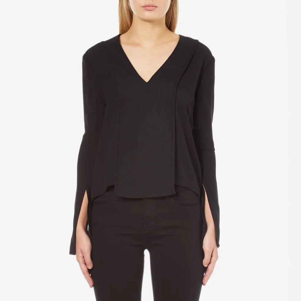 C/MEO COLLECTIVE Women's About Us Long Sleeve Shirt - Black Image 1