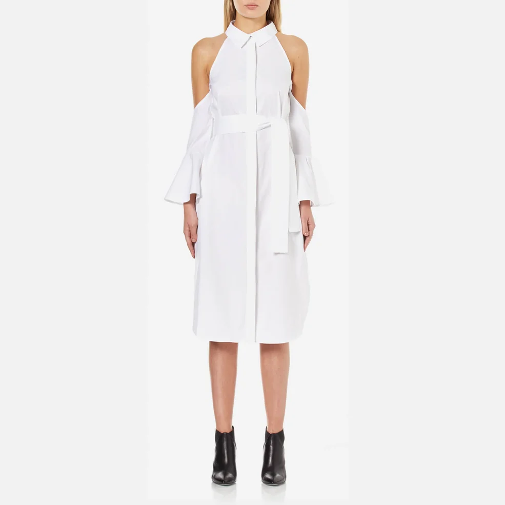 C/MEO COLLECTIVE Women's Show Me Shirt Dress - White Image 1