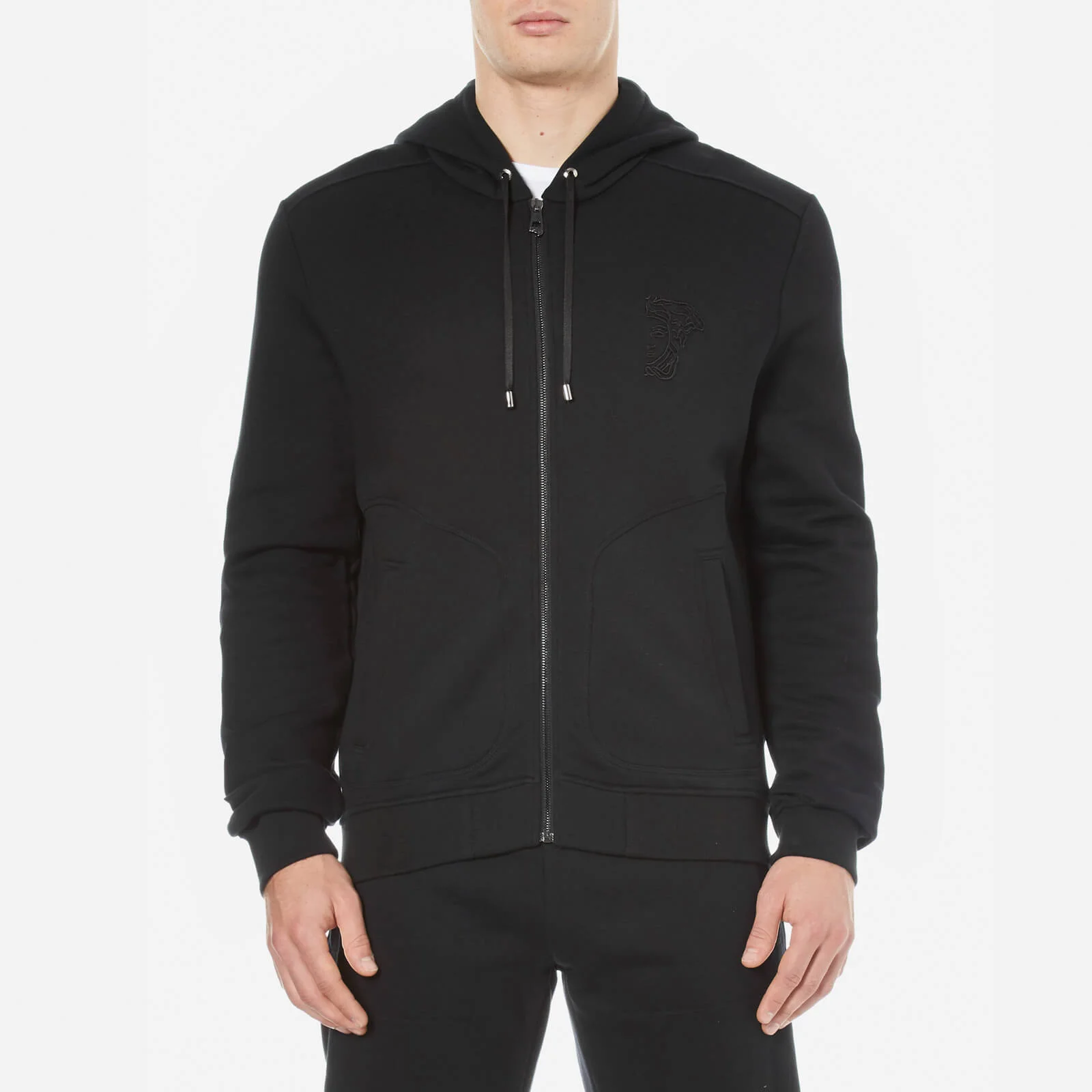 Versace Collection Men's Chest Logo Tracksuit - Nero Image 1