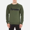 Maison Kitsuné Men's Parisien Sweatshirt - Khaki - Image 1