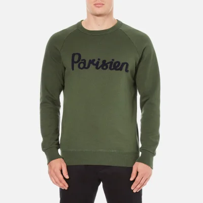 Maison Kitsuné Men's Parisien Sweatshirt - Khaki