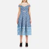 Three Floor Women's Glossier Collar Dress - Ink Blue/Opal Air/White - Image 1
