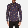 PS by Paul Smith Men's Printed Long Sleeve Shirt - Navy - Image 1
