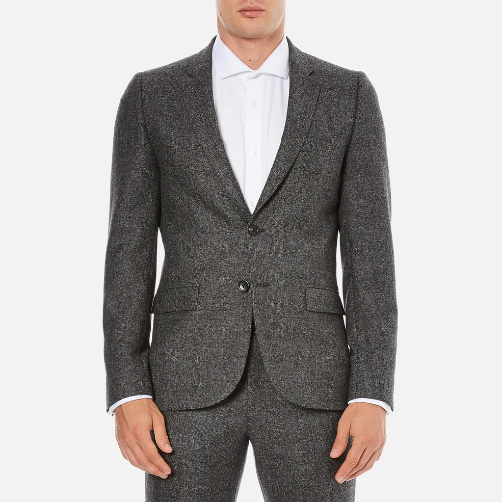 PS by Paul Smith Men's Fully Lined Single Breasted Jacket - Grey Image 1