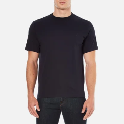 PS by Paul Smith Men's Crew Neck Short Sleeve Logo T-Shirt - Navy