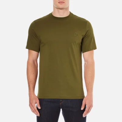 PS by Paul Smith Men's Crew Neck Short Sleeve Logo T-Shirt - Khaki