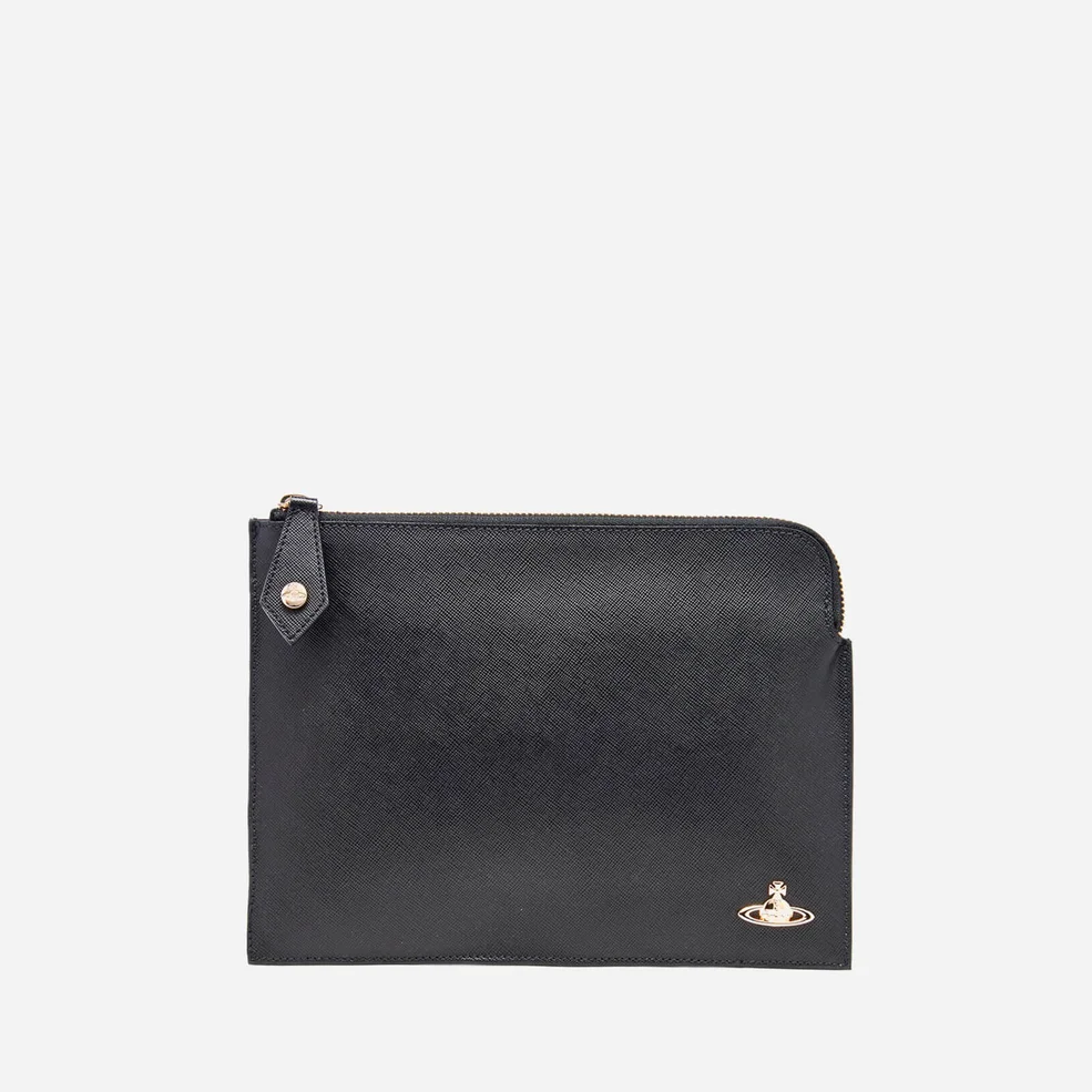 Vivienne Westwood Women's Opio Saffiano Small Clutch Bag - Black Image 1