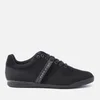 BOSS Green Men's Arkansas Knitted Suede Trainers - Black - Image 1