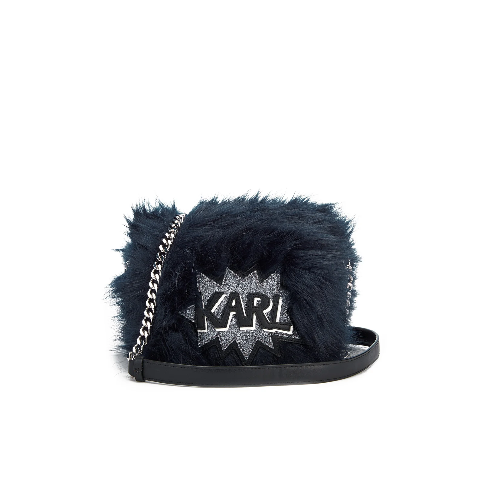 Karl Lagerfeld Women's K/Pop Fuzzi Cross Body Bag - Dark Sapphire Image 1