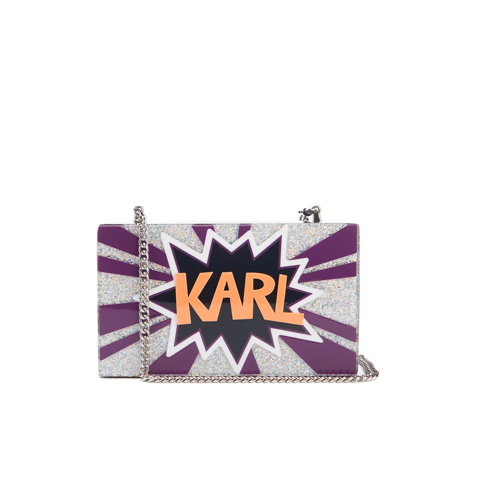 Karl Lagerfeld Women's K/Pop Minaudiere Clutch Bag - Dark Sapphire Image 1