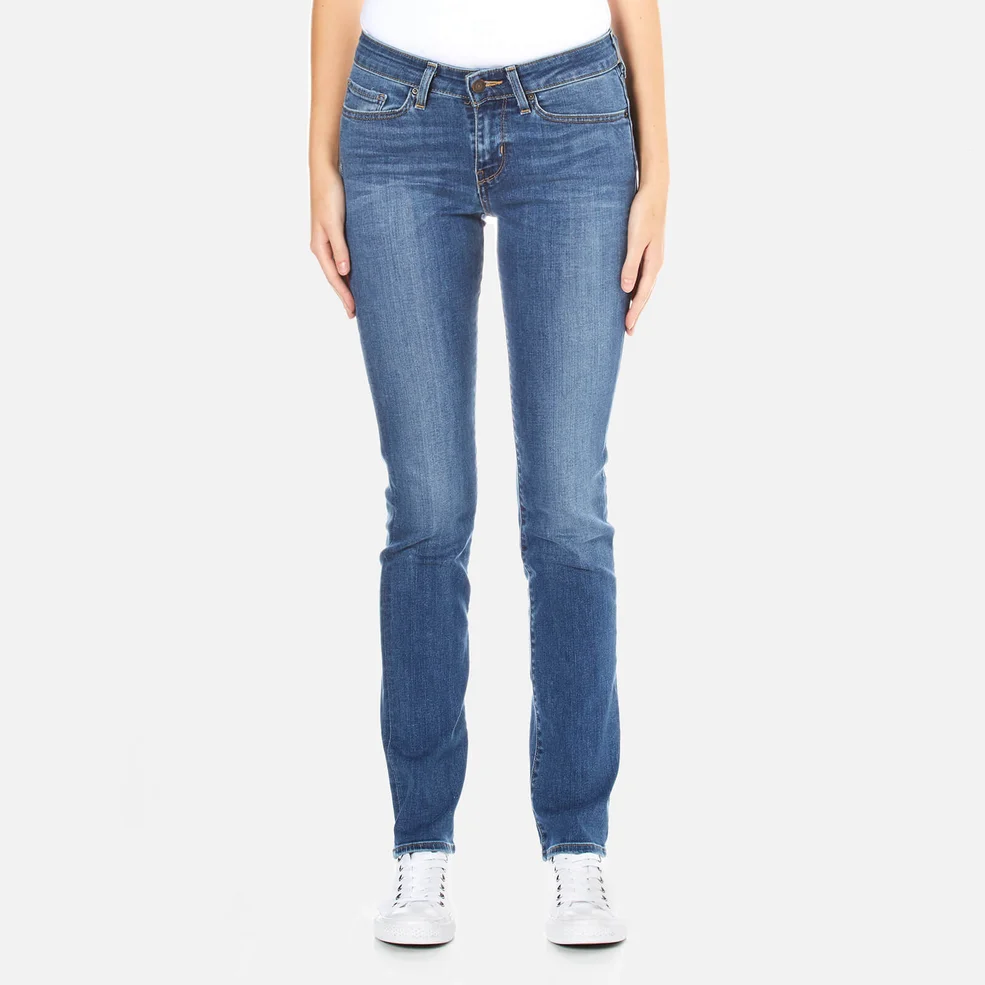 Levi's Women's 712 Slim Straight Fit Jeans - Blue Vista Image 1