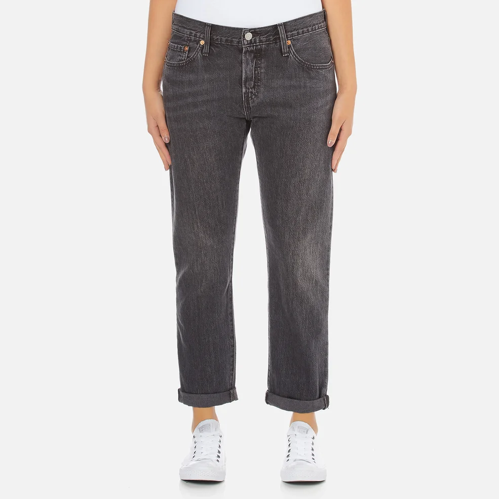 Levi's Women's 501 CT Tapered Fit Jeans - Fading Coal Image 1