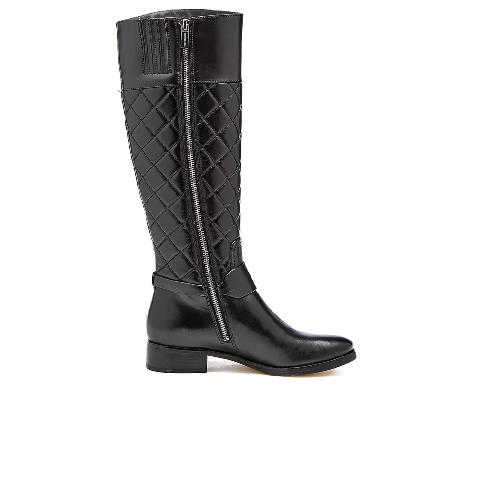 MICHAEL MICHAEL KORS Women's Fulton Harness Quilted Leather Knee High Boots - Black Image 1
