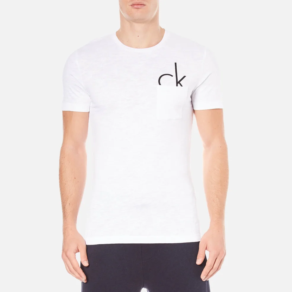 Calvin Klein Men's Type Crew Neck T-Shirt - Bright White Image 1